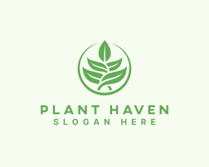 Leaf Plant Gardening logo design