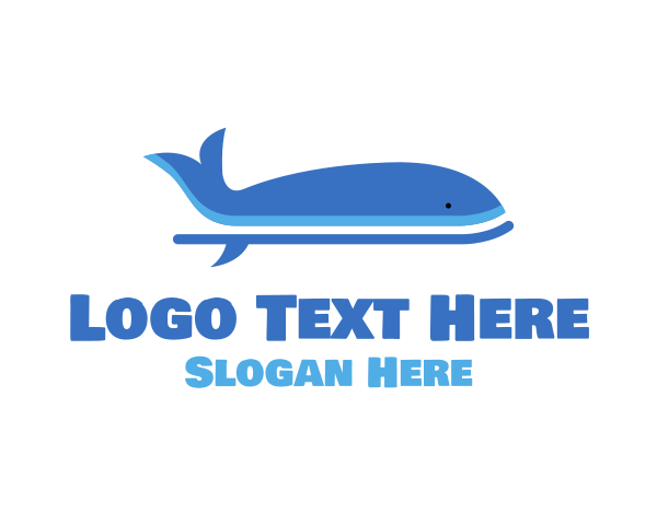 Whale logo example 1