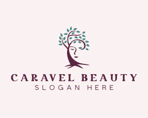 Beauty Tree Woman logo design