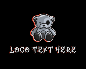 Graffiti Toy Bear Logo