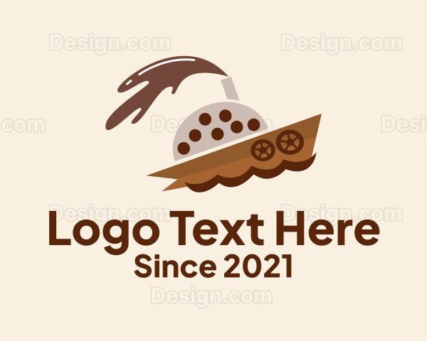 Choco Milk Tea Boat Logo