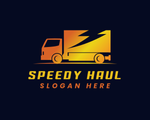 Transport Logistics Truck logo design