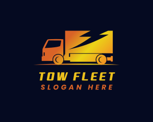 Transport Logistics Truck logo design