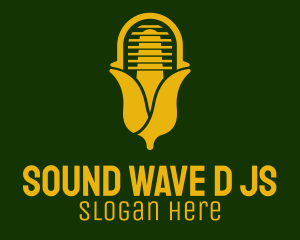 Yellow Corn Radio  logo design