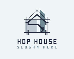 House Architect Builder logo design