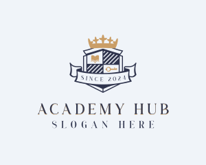 School Academy Education logo design