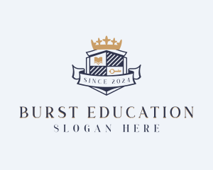 School Academy Education logo design