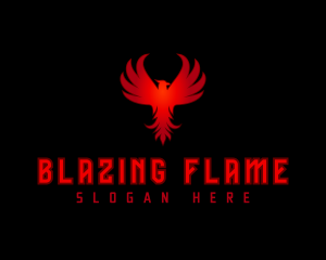 Phoenix Bird Wings logo design