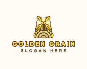 Wheat Flour Farm logo design