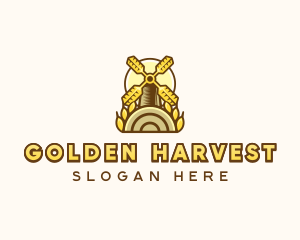 Wheat Flour Farm logo design