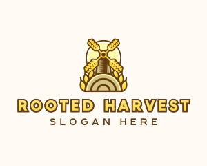 Wheat Flour Farm logo design