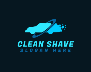 Automobile Bubble Cleaning logo design