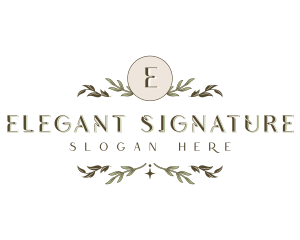 Nature Leaf Foliage logo design