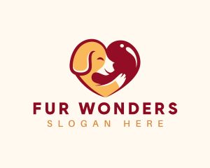 Heart Dog Pet logo