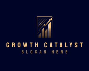 Premium Investment Chart logo design