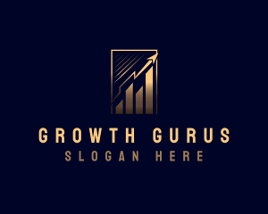 Premium Investment Chart logo design