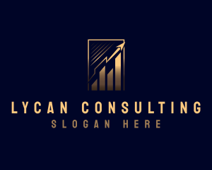 Premium Investment Chart logo design