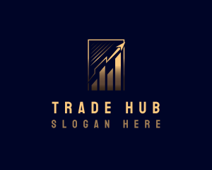 Premium Investment Chart logo design