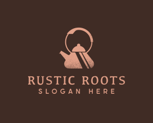 Rustic Kettle Cafe logo design