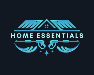 Pressure Washer Housekeeping logo design