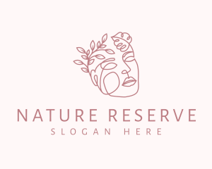 Natural Garden Face logo design