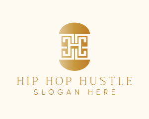 Tiles Flooring Letter H logo design