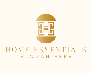 Tiles Flooring Letter H logo design