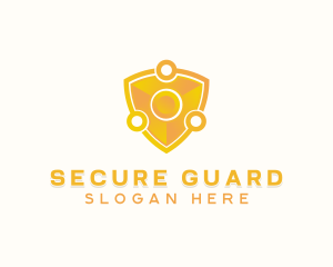 Cyber Security Shield logo design