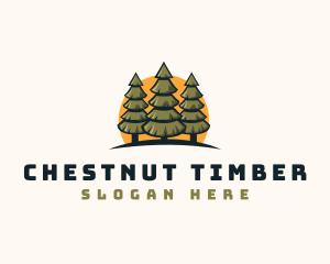 Pine Tree Forest logo design