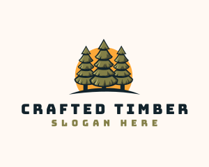 Pine Tree Forest logo design