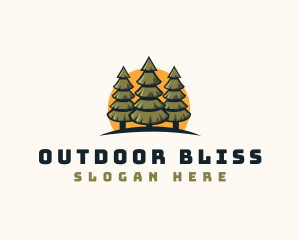 Pine Tree Forest logo design