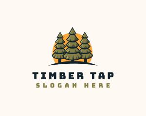 Pine Tree Forest logo design