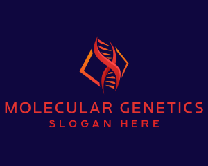 Genetic Laboratory DNA  logo design