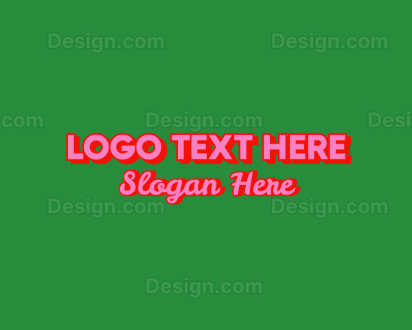 Holiday Bright Playful Logo