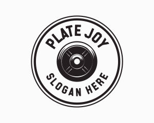 Gym Barbell Plate Training logo
