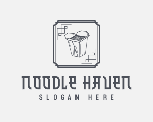 Oriental Noodle Box logo design