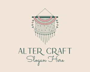 Macrame Wall Decoration  logo design