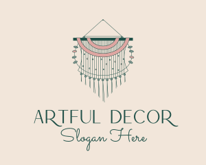 Macrame Wall Decoration  logo design