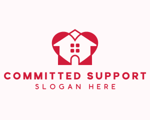 Heart Care House logo design