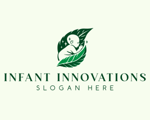 Newborn Baby Leaf logo
