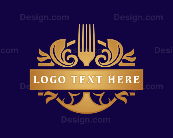 Luxury Restaurant Dining Logo