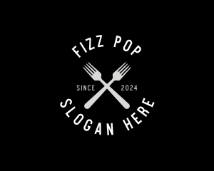 Food Kitchen Fork logo design