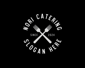 Food Kitchen Fork logo design