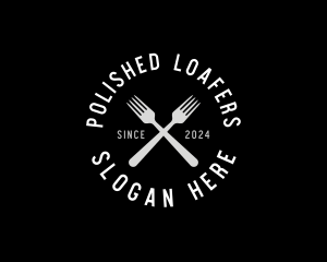 Food Kitchen Fork logo design