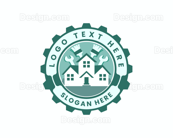 House Repair Carpentry Logo