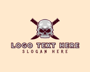 Dagger Skull Knife logo