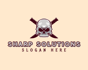 Dagger Skull Knife logo