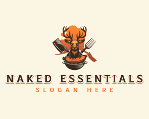 Alaska Deer Grill logo design