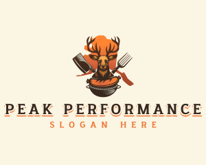 Alaska Deer Grill logo design