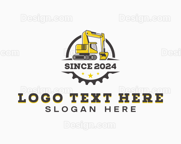 Mechanical Builder Excavator Logo